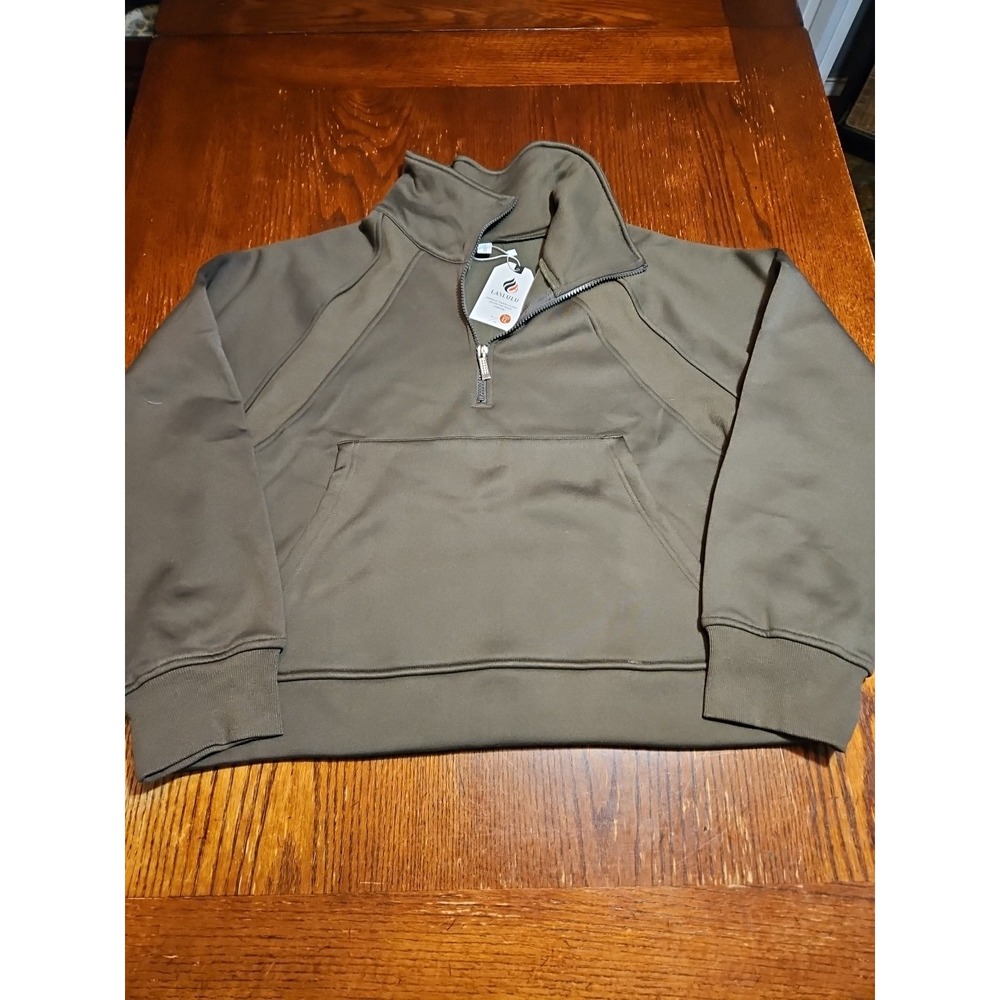 LASLULU Women's Hoodie Athletic Pullover Soft Cropped Size XL 20/23 NWT (A959)